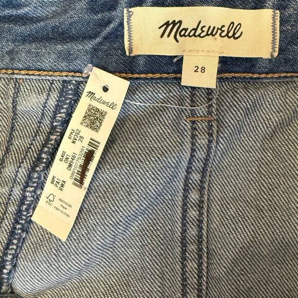 NWT Madewell Midi Skirt in Robertson Wash: Airy Denim Edition Size 28 - Picture 9 of 10